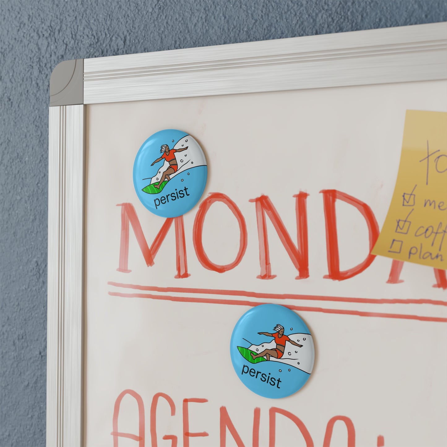 Fridge Magnet, Surfer, Persist