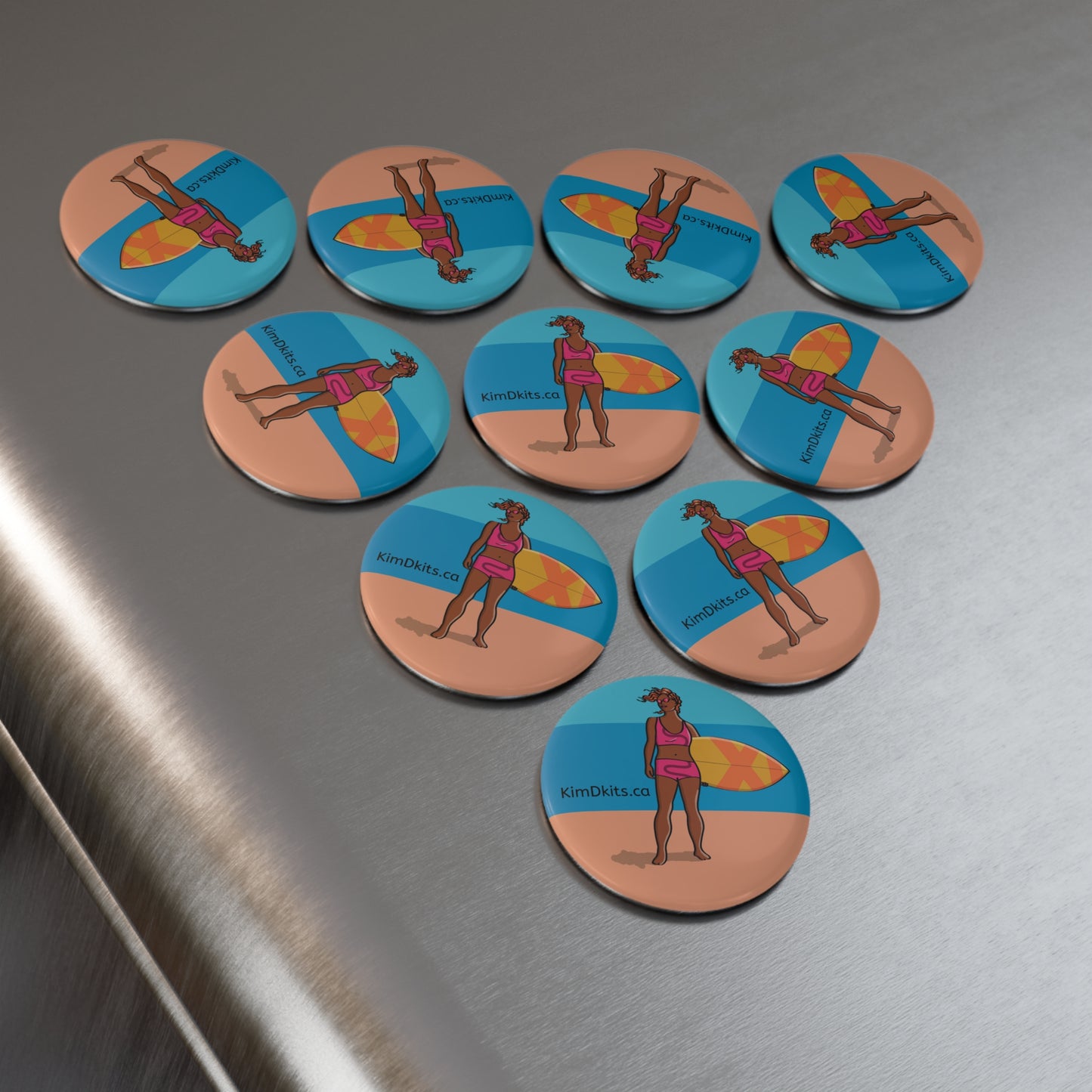 Fridge Magnet - Pink Suit - Anna