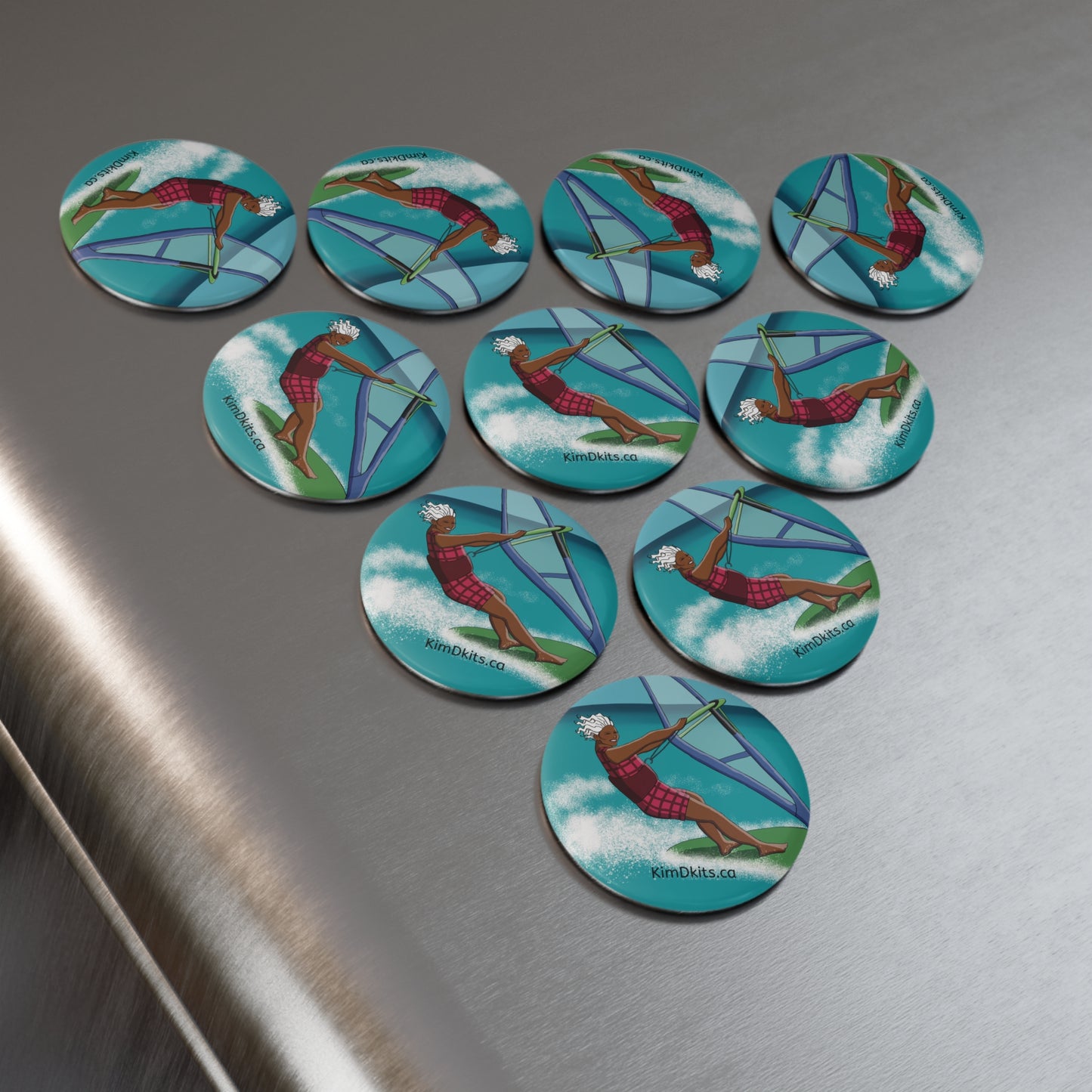 Fridge Magnet, Windsurfer, Vashti