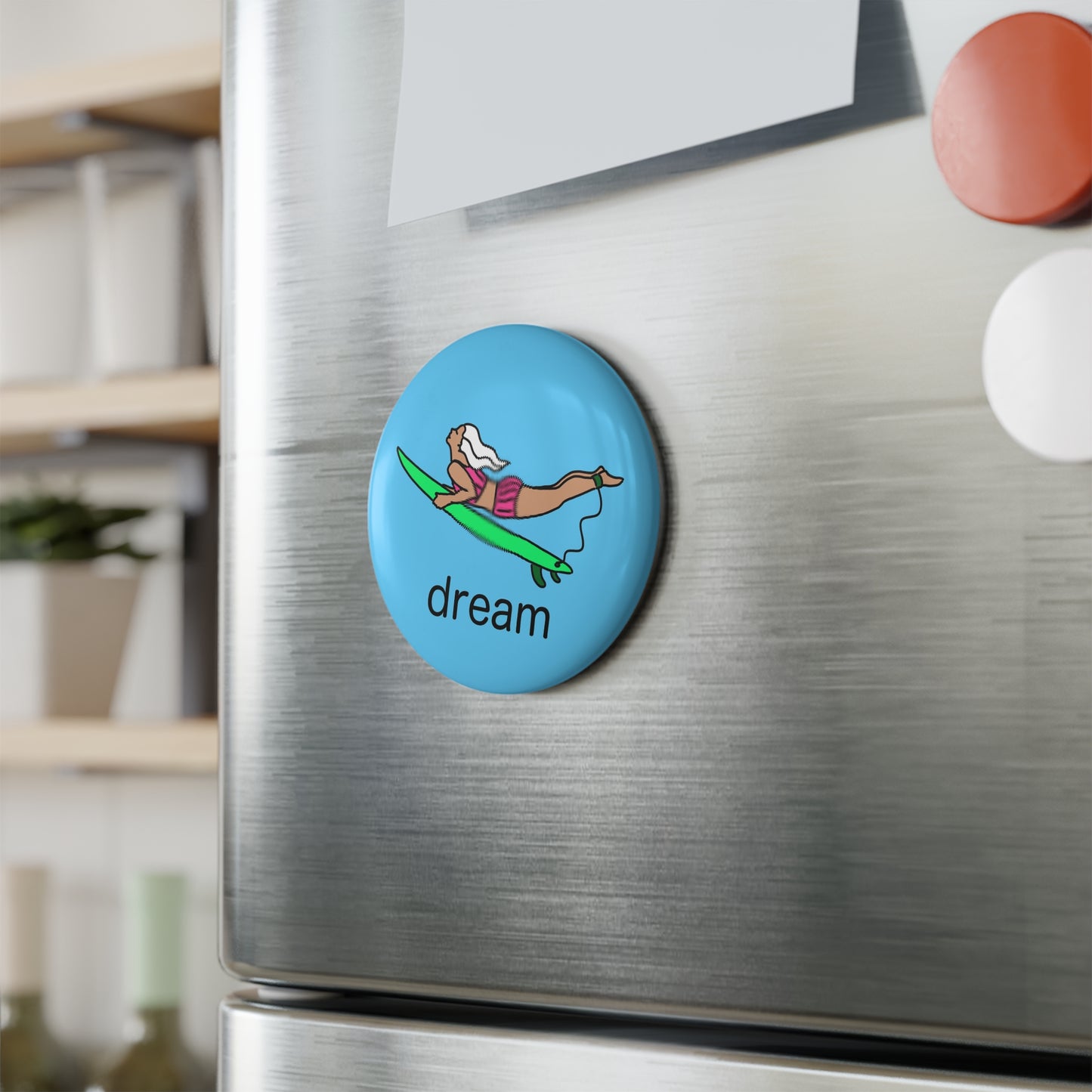 Fridge Magnet, Surfer, Dream