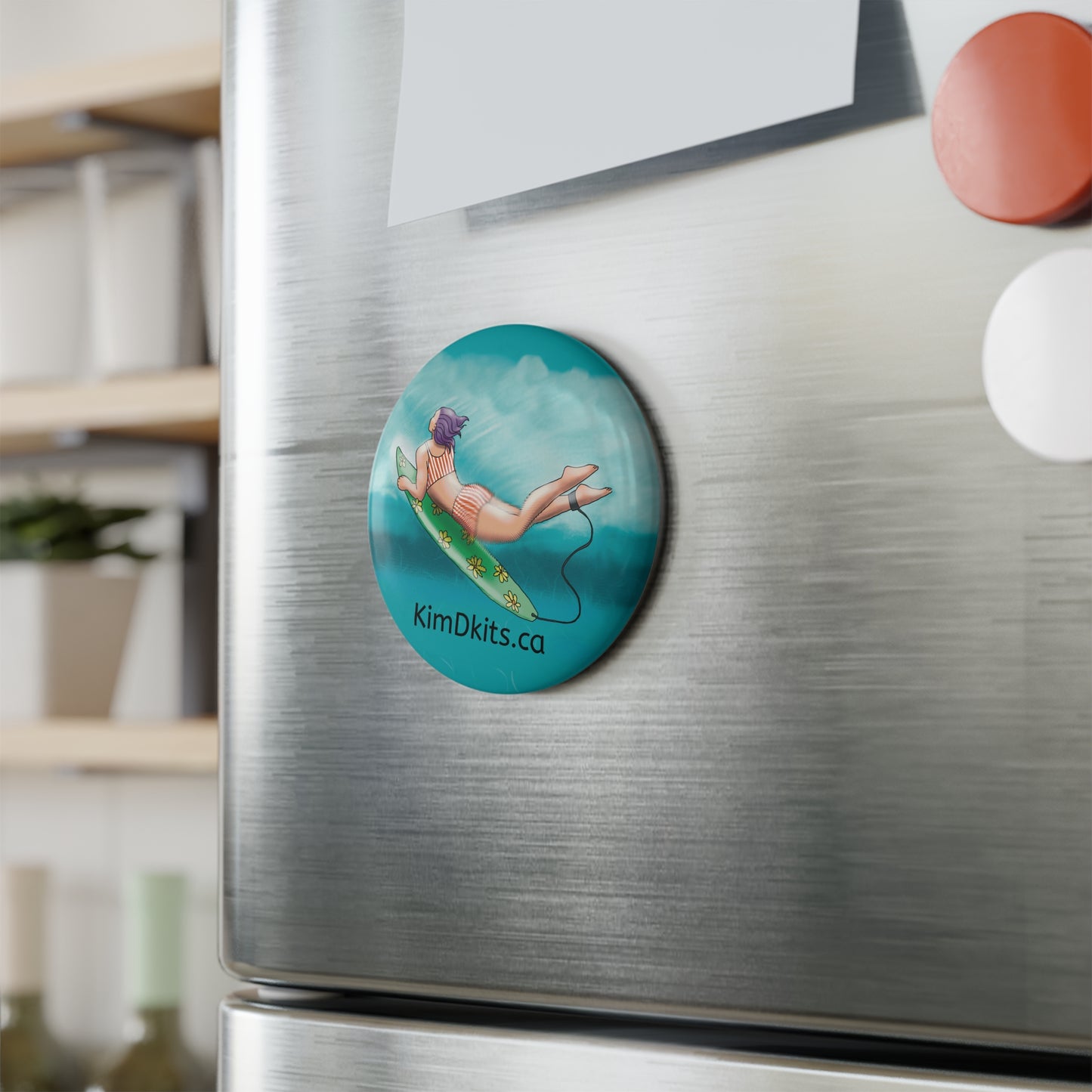 Fridge Magnet - Duck Diver - Martine