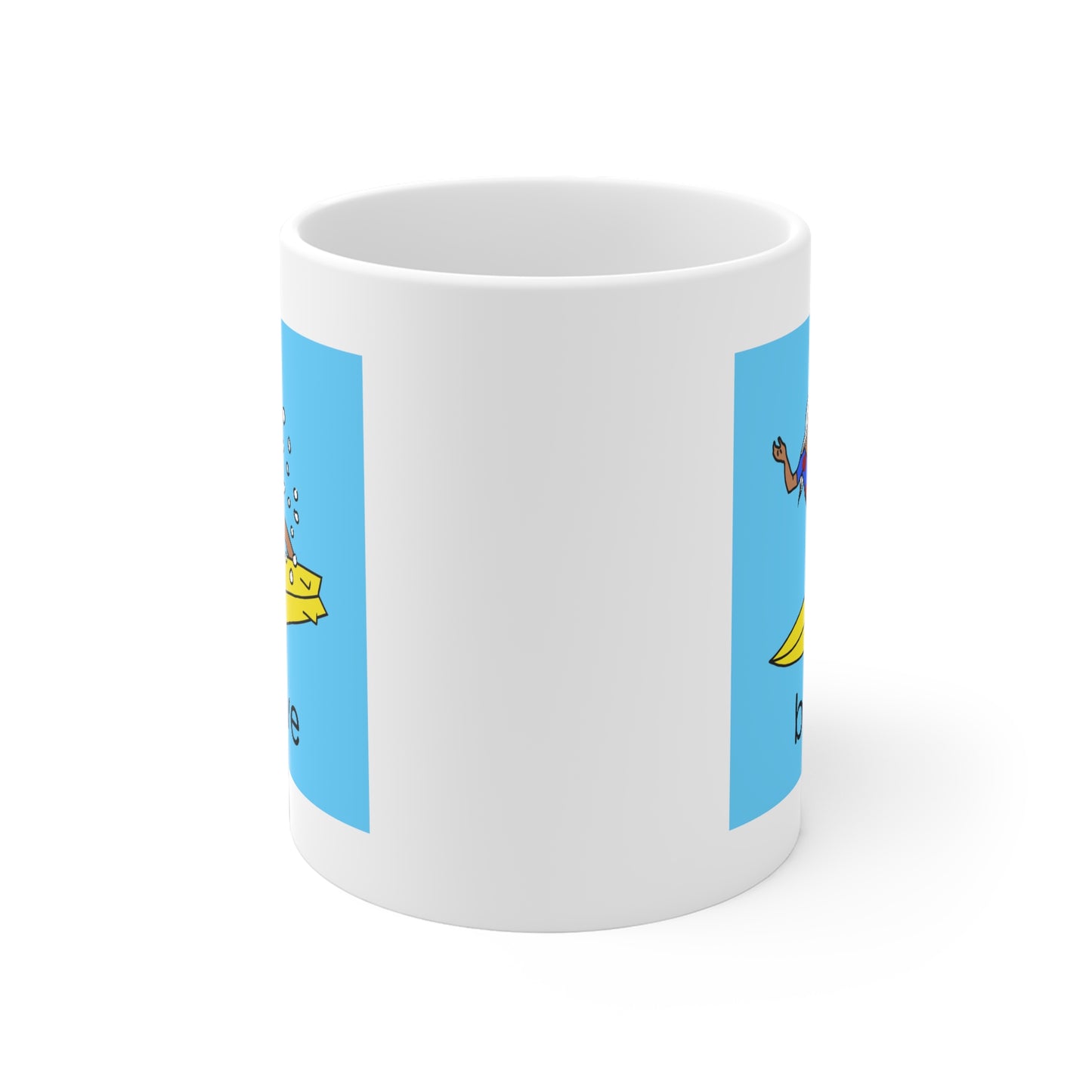 Mug (11oz), Ceramic, Surfer, Believe