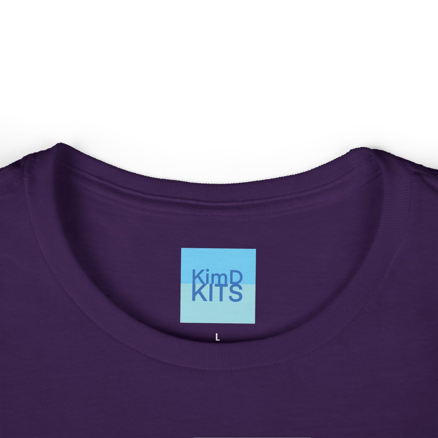 Pickleball Tee, Women's, Cotton, Purple, with Illustration