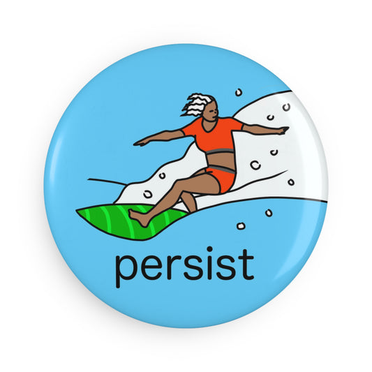 Fridge Magnet, Surfer, Persist