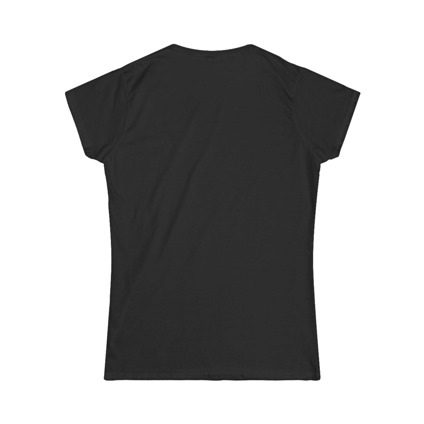 Pickleball Tee, Women's, Cotton, Black, with Illustration