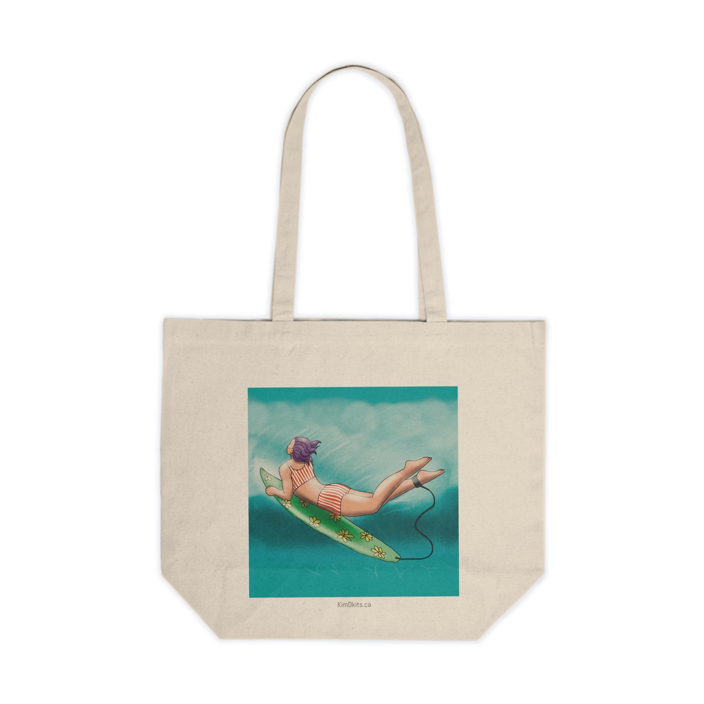 Tote Bag, Striped Suit, Floral Board