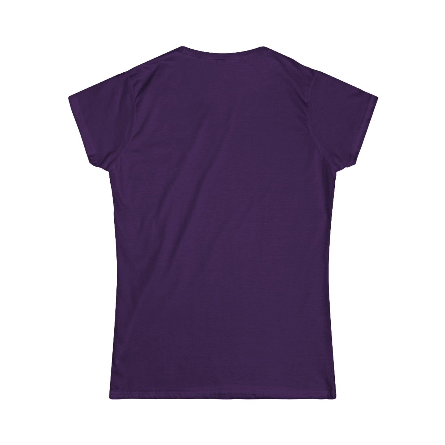 Pickleball Tee, Women's, Cotton, Purple, with Illustration