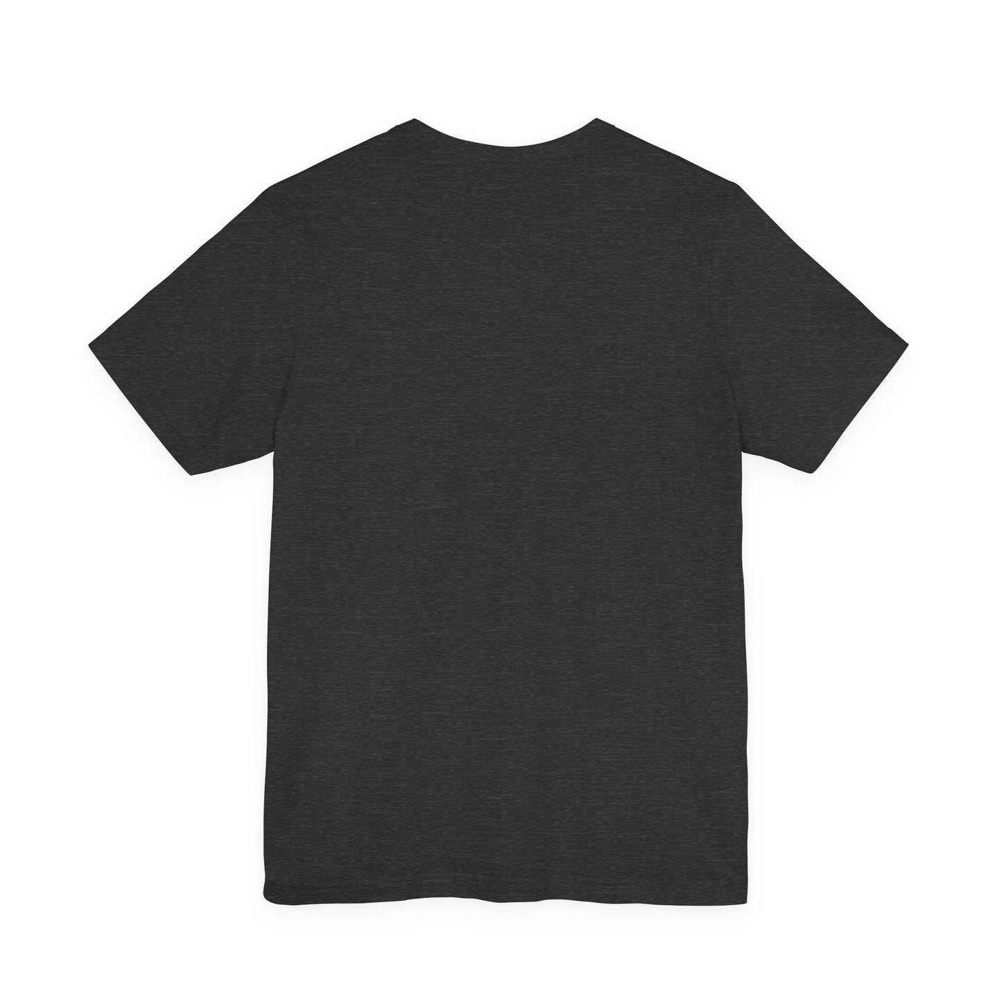 Pickleball Tee, Unisex, Polycotton Jersey, Black Heather, with Illustration
