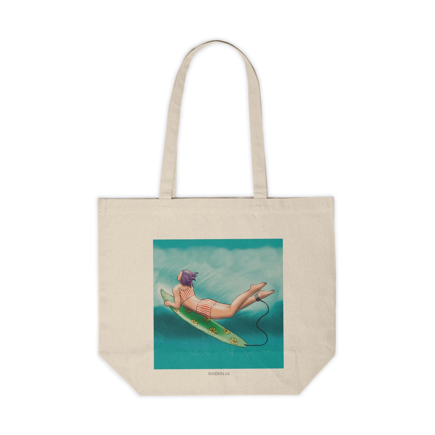 Tote Bag, Striped Suit, Floral Board
